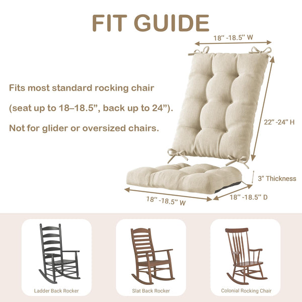 Rocking Chair Cushion Set