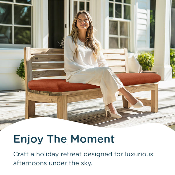 Drift Outdoor Bench Cushion