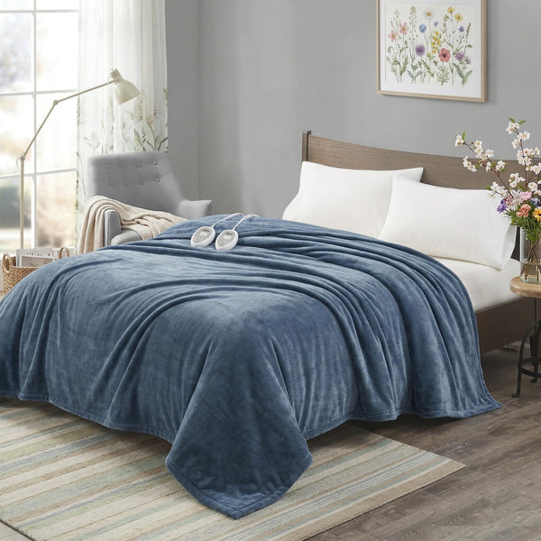 Heated Microplush Electric Blanket