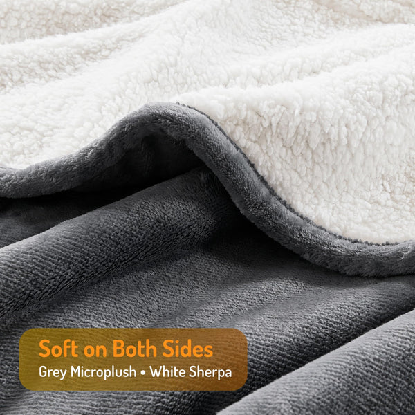 Heated Sherpa Electric Blanket