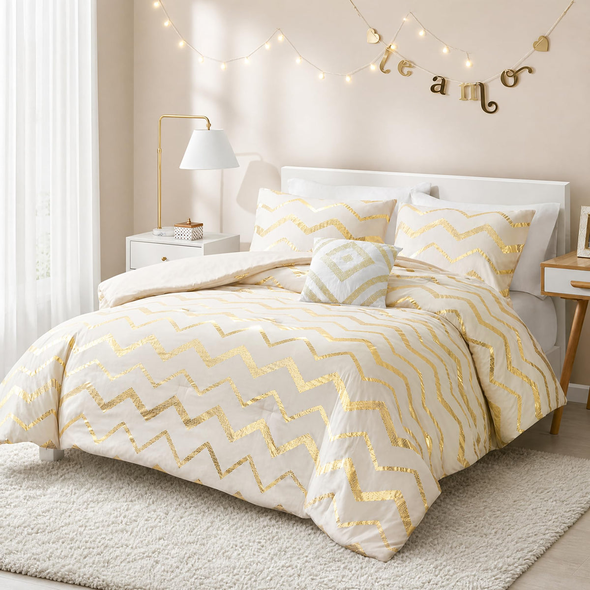 Metallic Comforter Set