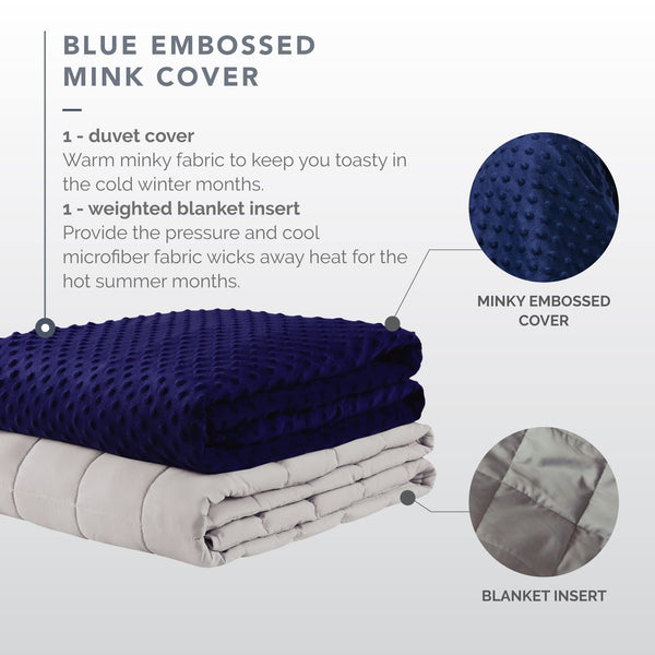 Weighted Blanket with Removable Cover