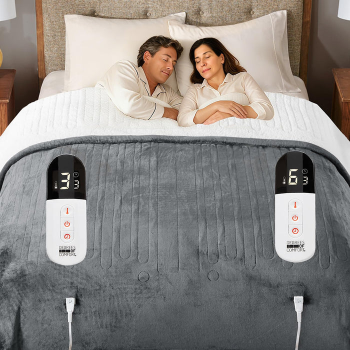Heated Sherpa Electric Blanket