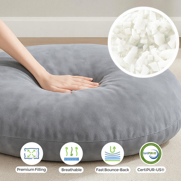 Solid Round Floor Cushion