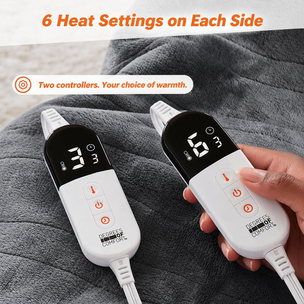 Heated Sherpa Electric Blanket