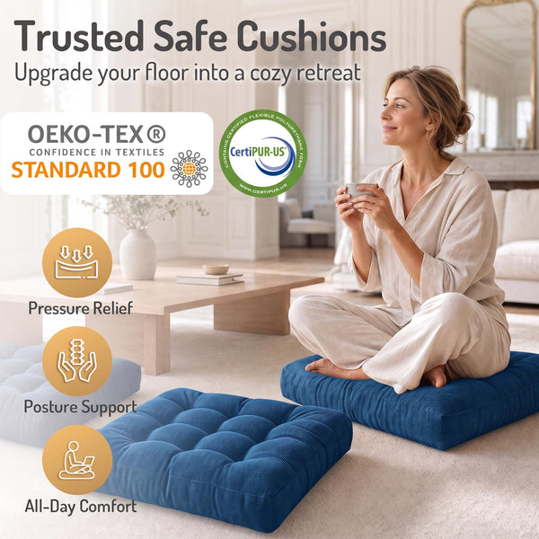 Corduroy Floor Cushion