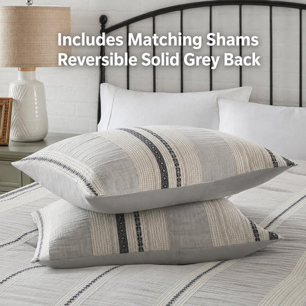 Tahoe Striped Comforter Set