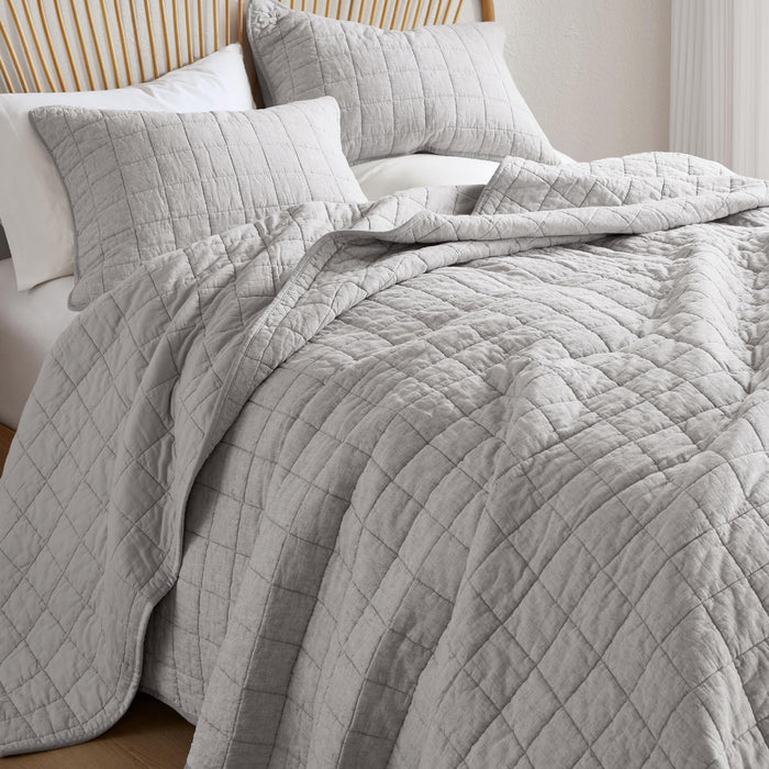 Linen Blend Quilt Set