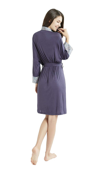MOD Print Robes for Women - Lounge Women Robe Sleepwear, Bathrobe Bath Robe for Women