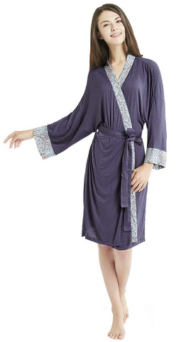 MOD Print Robes for Women - Lounge Women Robe Sleepwear, Bathrobe Bath Robe for Women