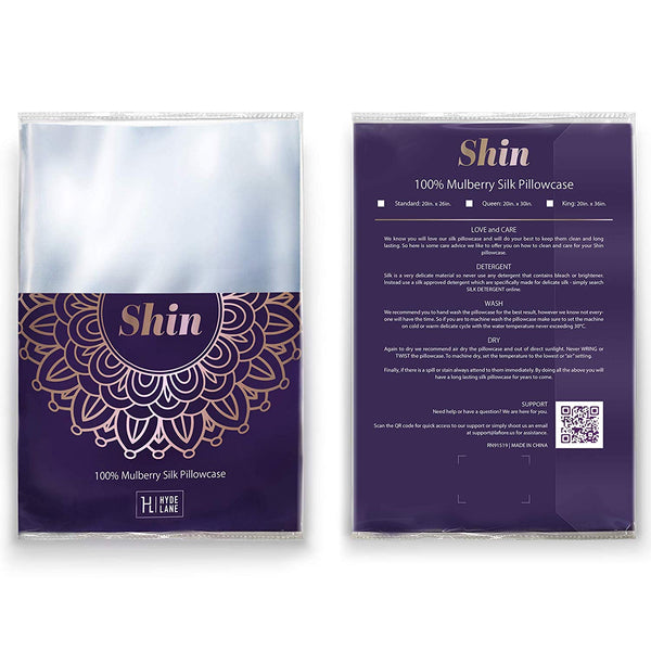 Silk Pillowcase for Hair and Skin - 100% Organic Pure Mulberry Worm Silk - Hidden Zipper - Premium, Soft, Allergen Resistant - Luxurious 25 Momme Silk