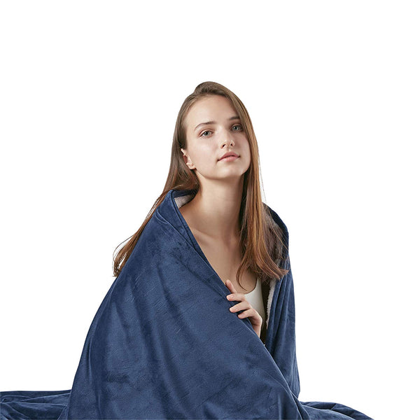 Degrees of Comfort [Upgraded Weighted Throw Blanket | Thick & Fuzzy Blanket Can Be Taken Anywhere Sleep with Pilling Proof, Durable, Soft Blanket Built to Last