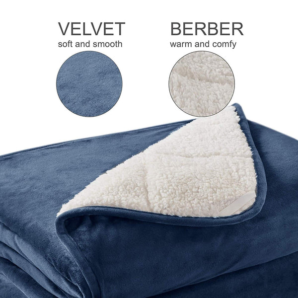 Degrees of Comfort [Upgraded Weighted Throw Blanket | Thick & Fuzzy Blanket Can Be Taken Anywhere Sleep with Pilling Proof, Durable, Soft Blanket Built to Last