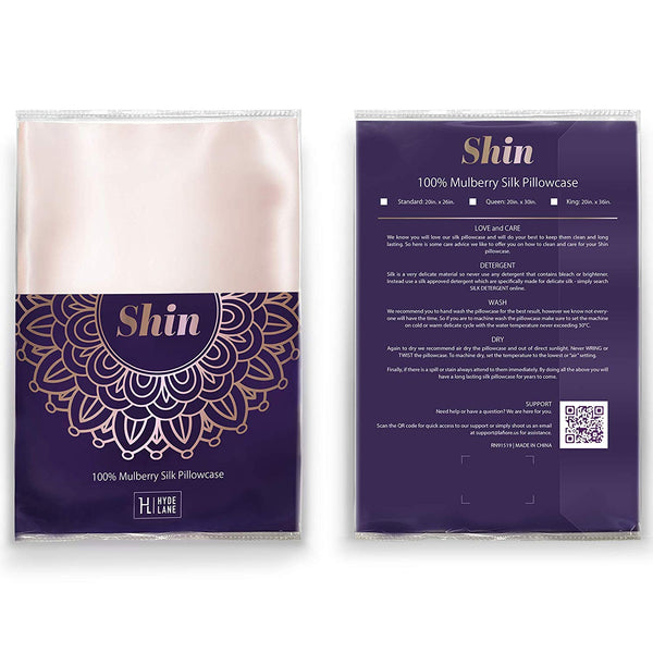 Silk Pillowcase for Hair and Skin - 100% Organic Pure Mulberry Worm Silk - Hidden Zipper - Premium, Soft, Allergen Resistant - Luxurious Silk